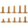 10pcs Rubber Golf Tees Durable Golf Trainer Aid Tee Holder Driving Range Golf Accessory