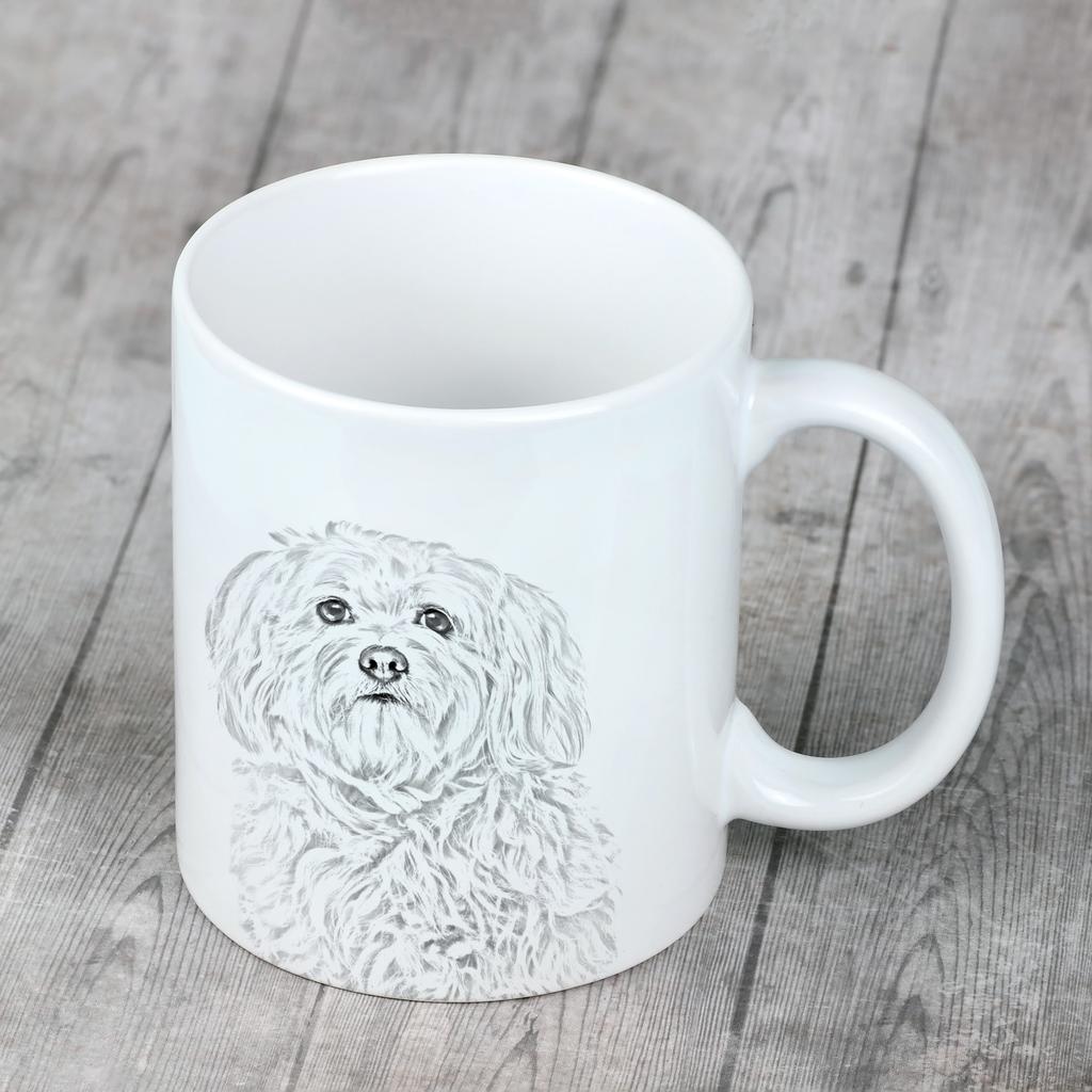 Havanese, Havanese Cuban Bichon, Bichón Havanés - Cup with a Dog, Personalized Cup with a Print, a Classic Gift for Everyone from the Art-Dog Brand