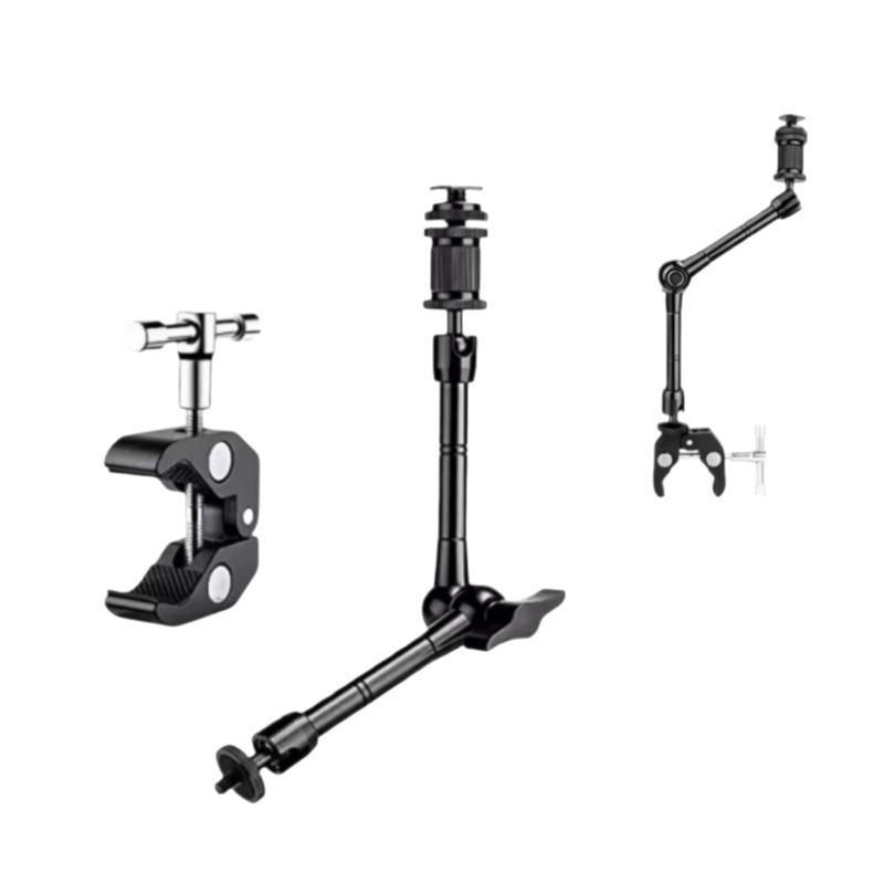 7 Inch Or 11 Inch Articulating Magic Arm + Super Clamp For Rig Camera To Lcd Monitor, Led Video Light Camera Accessories
