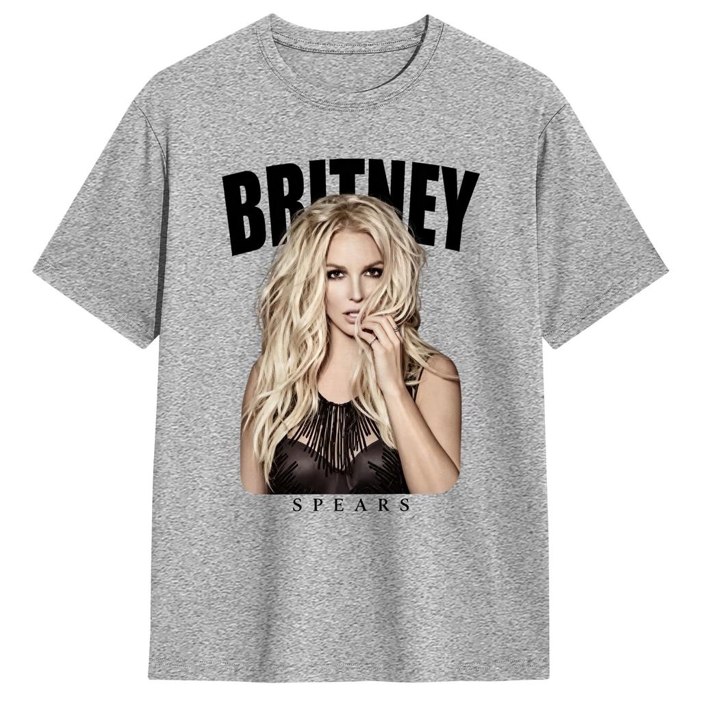 Leisure Singer BBritneys Spears TShirt Unisex Crewneck 100 Cotton Summer Fashion T Shirt Short Sleeve Tees Summer Tops