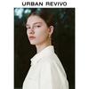 UR Women's Elegant Lapel Collar Long Sleeve Dress