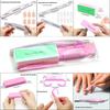 6Pcs/Set Professional Nail Files Manicure Sets Polishing Sanding Buffer File Pedicure Tool Cuticle Pusher Nail Brushes Accssory