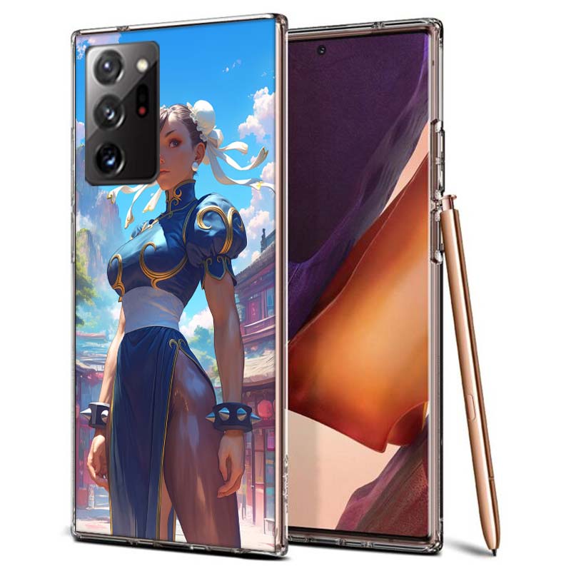 Game Anime Ch-Chun Li Phone Case for Samsung A55 A35 A25 A15 A07 A05S A16 A17 A26 A36 A37 A56 A57 Galaxy Note 20 10 A50S A71 A51