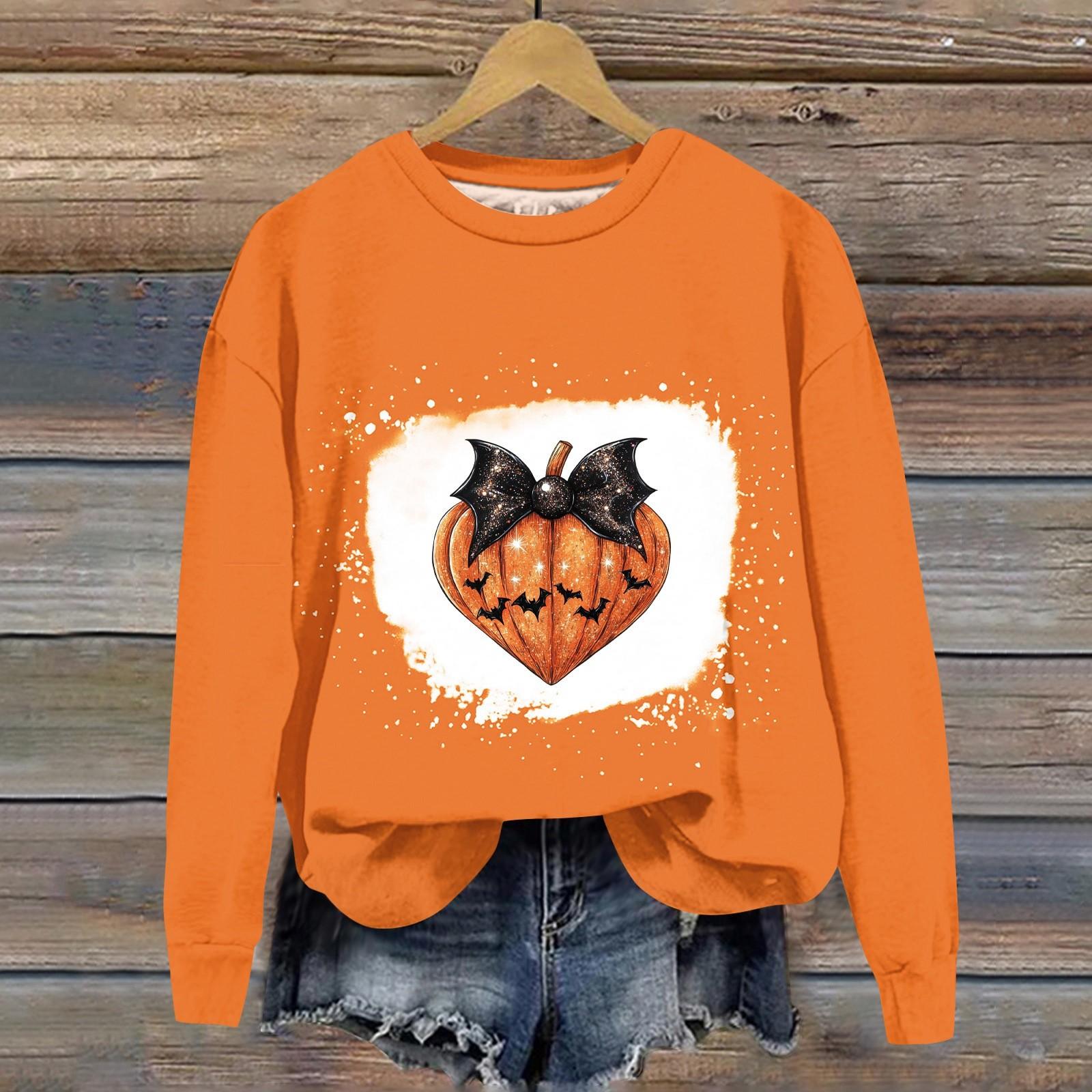 

Женская мода с принтом, длинный рукав, свободный круглый вырез, свитшот, осень M