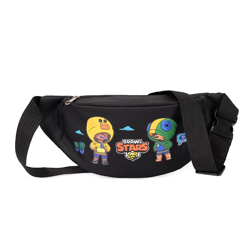 Cartoon Cute Children's Fanny Pack, Male and Female Babies, Fashionable One-shoulder Messenger Bag, Trendy Children's Robot Children's Breast Bag