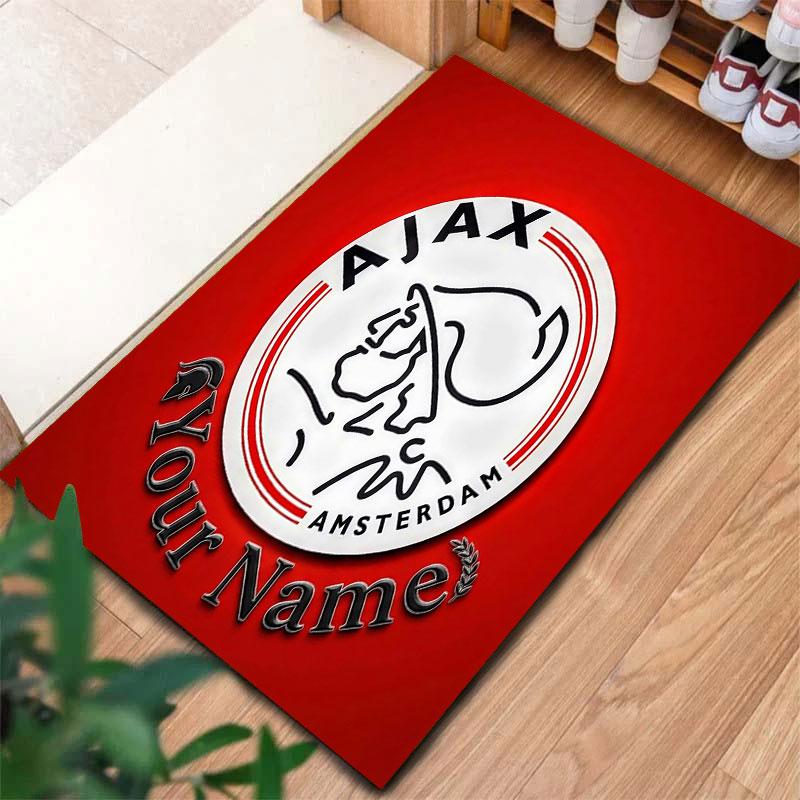 AFC Ajax Custom Name Carpet Rug for Living Room Bedroom Home Sofa Decoration,Kids Play Non-slip Floor Mat