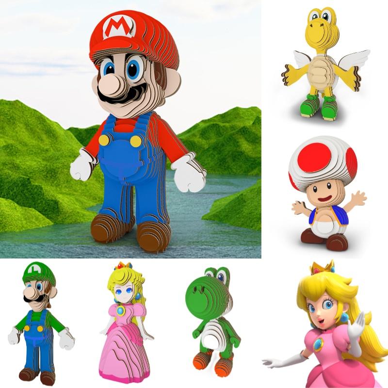 Paper Craft 3d Mario Puzzle Toy For Kids, Wholesale, Educational Toy