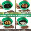 Garden Sieve Soil Sifter, Round Sieve Earth Stone Fine Gardening Tool Home Planting Sieve Screen Garden Soil Filter Net Sifter