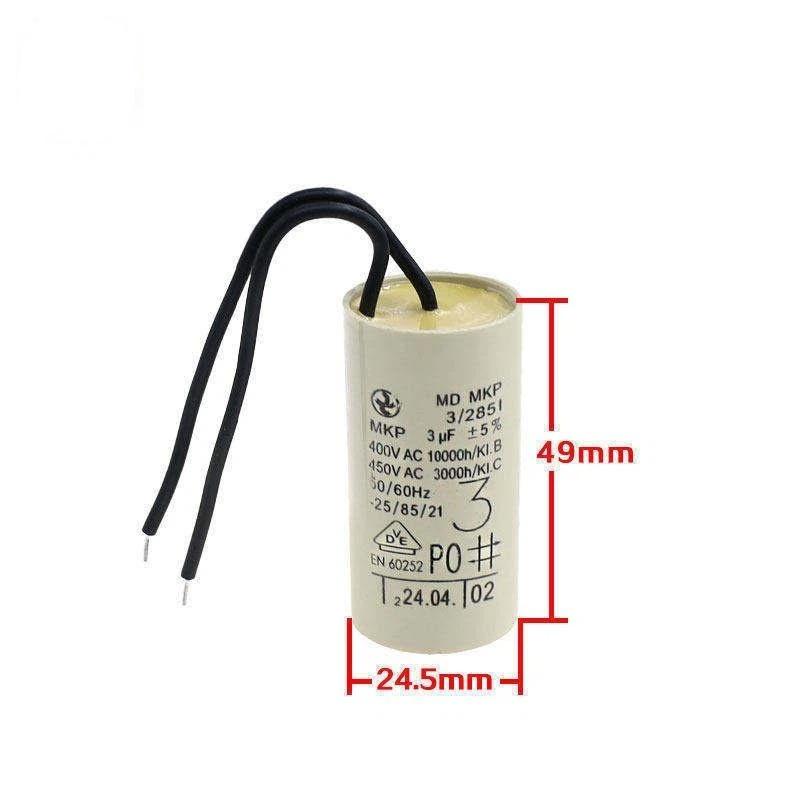2/2.5/2.6/3uF Water Pump Capacitor For Wall Mounted Gas Boiler Heating Circulation Pump Motor Run Component 6