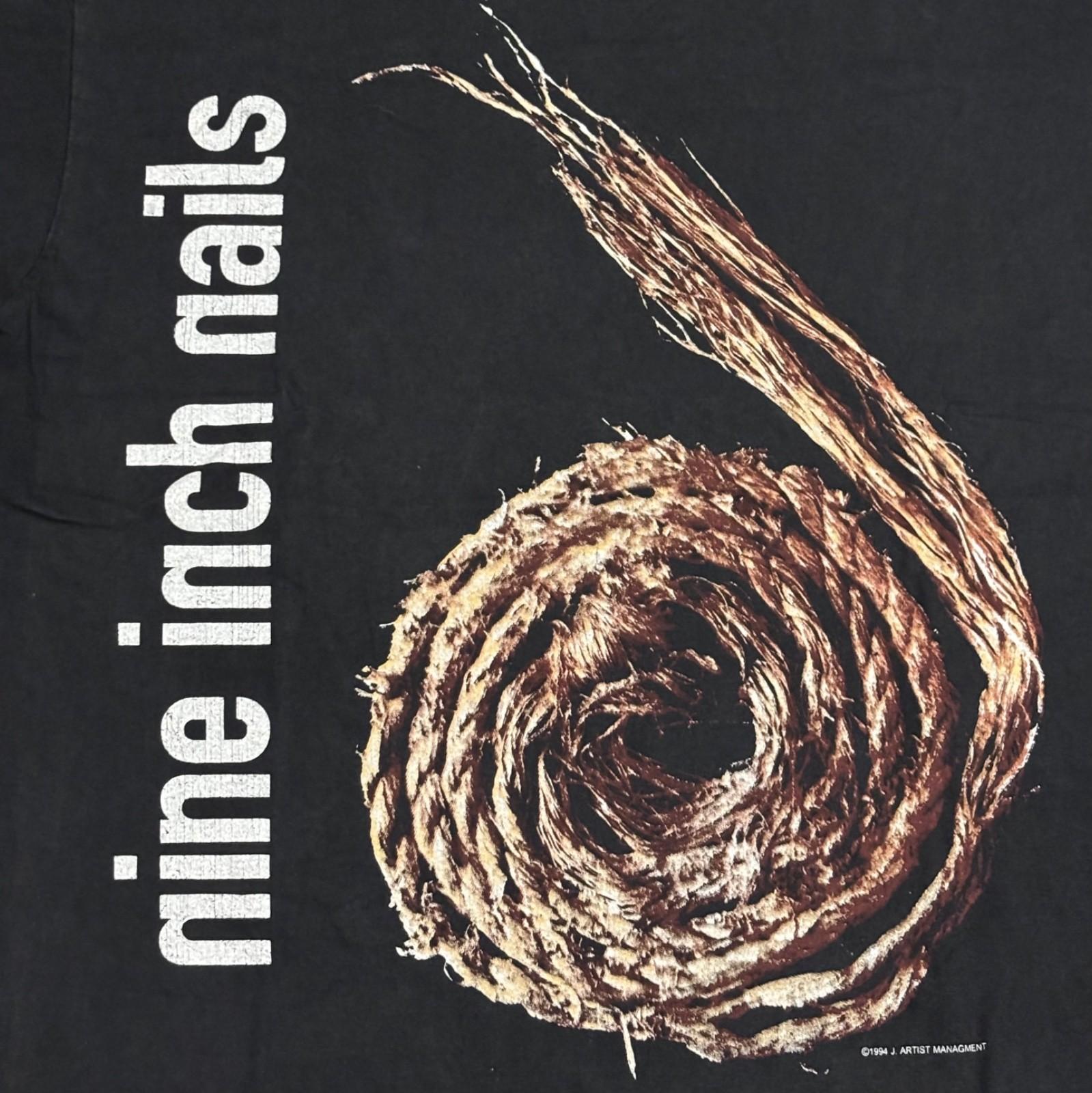 VTG NIN Nine Inch Nails Further Down The Spiral Sz.L Single Stitch Shirt REPRINT XL