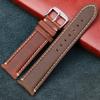 Cinturino Orologio in Vera Pelle di Vacchetta Opaca 20mm 22mm Cinturino a Rilascio Rapido con Fibbia in Acciaio Inossidabile Caffè Nero Verde Rosso