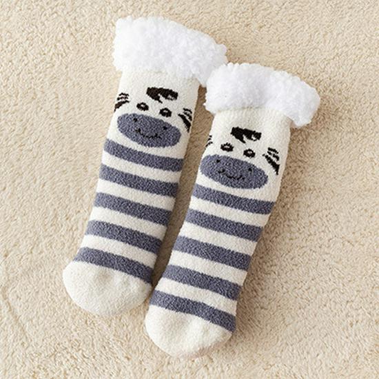 Women's Fleece-Lined Lambswool Home Socks - Warm, Thick, Cozy for Winter & Christmas