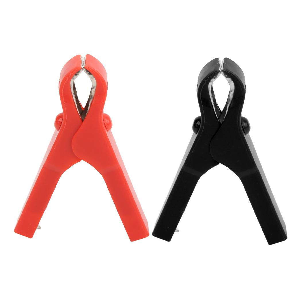 Electric Clip Moderate Elasticity Steel ABS Material 30A Maximum Current Power Charging Clamp for Experimental Tests for Wires
