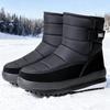 New Men's Winter Boots Warm Plush Snow Boots High Quality Waterproof High-Top Men's Ankle Shoe Outdoor Men Hiking Boots Sneaker