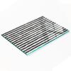 Glass Decorative Board with Graphics for Serving Snacks Stripes 80x52 Cm