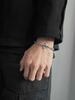 Retro Flame Cross Bracelet For Men Woman Hip Hop Titanium Steel Splice Chain Charm Unisex Jewelry Cool Kpop Luxury Accessories