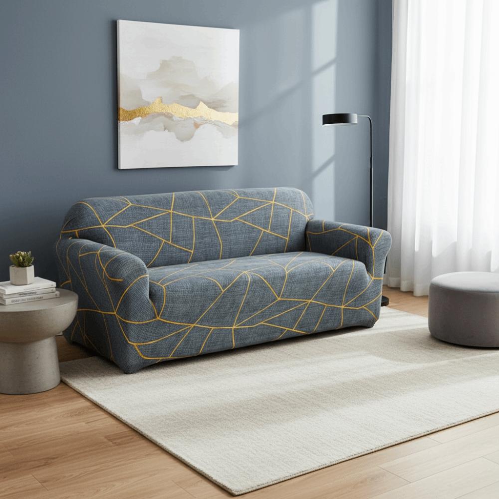 Dust Cover High Elasticity Sofa Cover Print Design Washable Couch Cover Breathable Removable Sofa Slipcover Home Decor