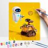 Disney Robot Love Oil Paint Digital Painting Art Kit FillIn Painting Home Decor