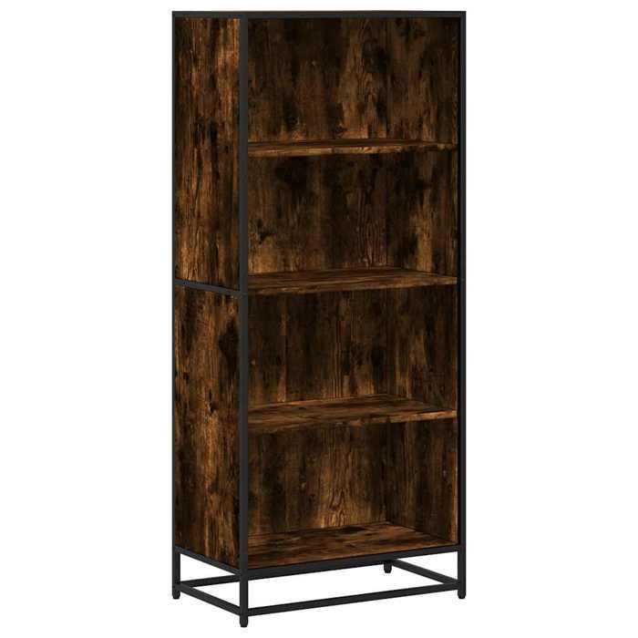 VidaXL Bookcase Smoked Oak 60x35x139 Cm Engineered Wood, Bookshelf, Book Holder, Book Support, Cabinet of 3300842
