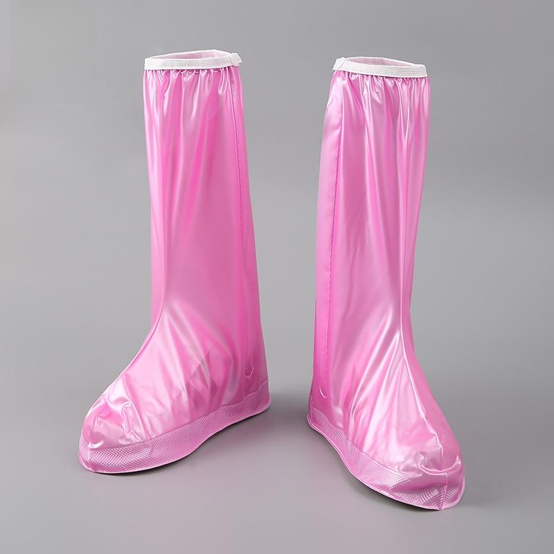Waterproof Thi High-Tube Rain Boot Covers Anti-Slip Outdoor Men's Women's Large Size Foot Covers Rain Boots for Rainy Days