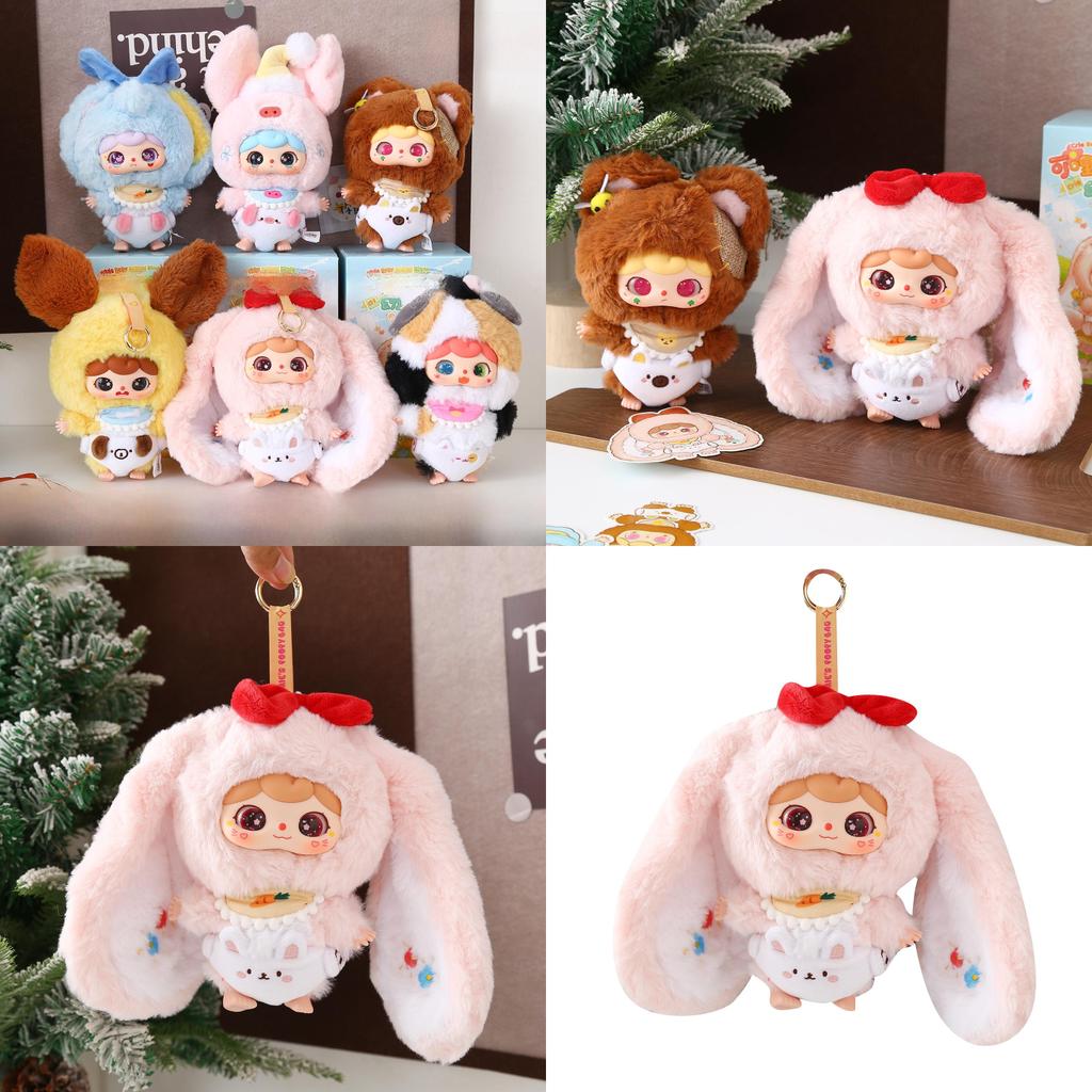 Plush Animal Baby Kindergarten Blind Box Toy With Embellishments For Early Childhood Development