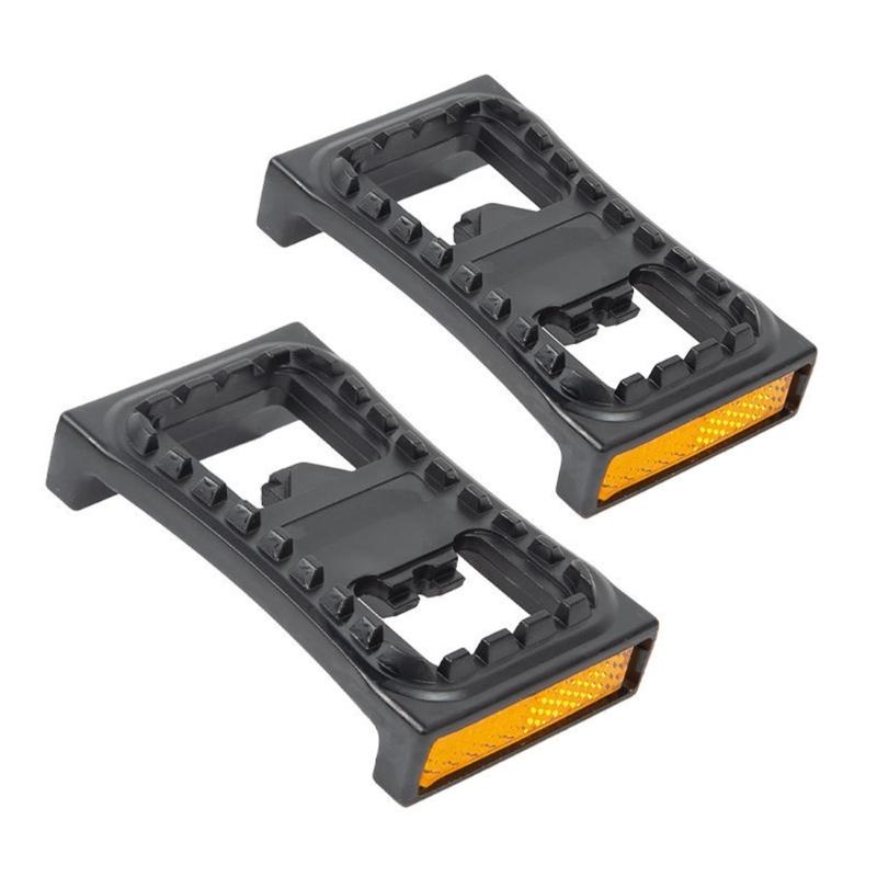 Quick Install Nonslip Bike Pedals Light Weight Design for Cycling Safety Ergonomic Locking Pedals with Antiskid Pattern 1