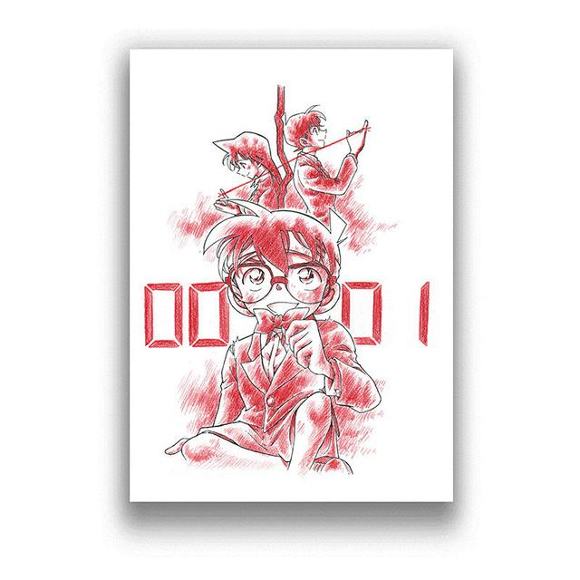 Detective Conan Anime Posters and Prints Canvas Painting Wall Pictures For Living Room Vintage Poster Decorative Home Decor