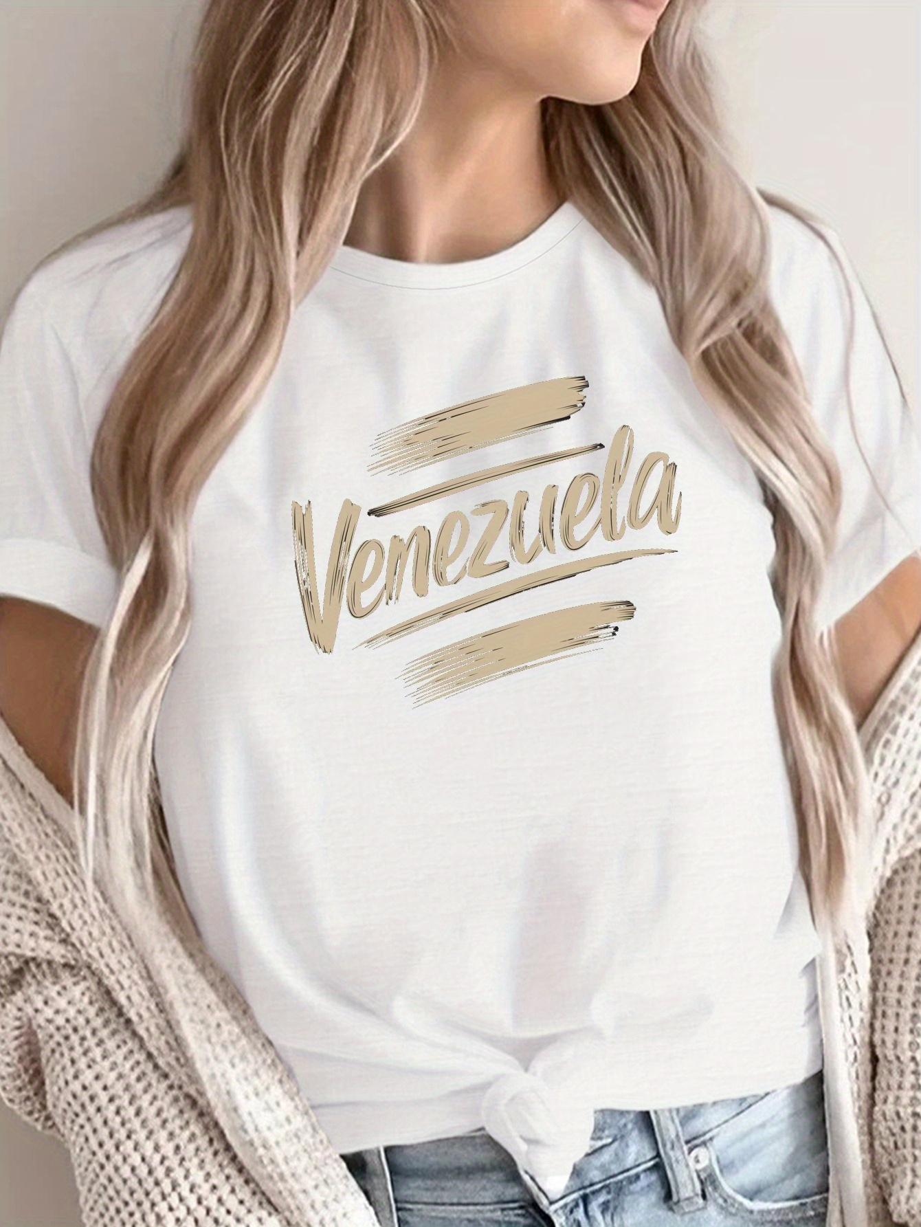 Venezuela Brushstroke Graphic T-shirt XXL