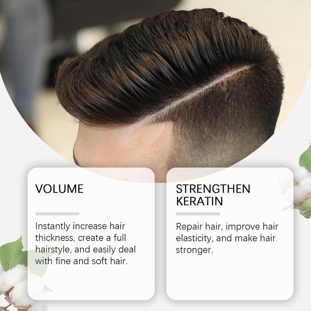 Hår Naturlig pudder Krøllete hår Fluffy Styling Utjevnende Frizz Naturlig glans Er ikke fet