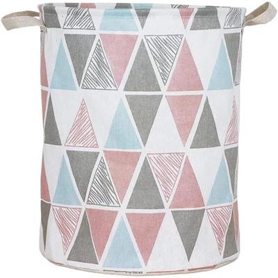 Folding Toy Basket Container Laundry Bag Triangle Organizer 45 Cm