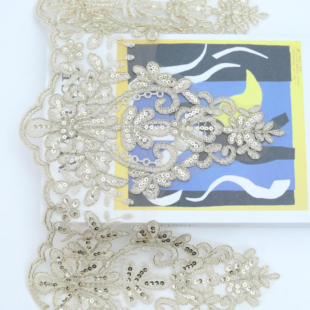 Lace Home Textiles Embroidery Sofa Lace Tablecloth Skirt Clothing Decorative Accessories Lace Car Bone Lace Fabric Fabric Fabric