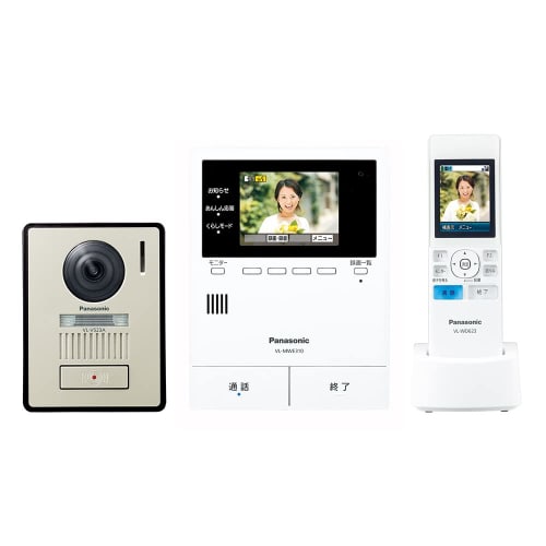 Panasonic TV Door Phone Delivery Box Linkage COMBO COMBO-LIGHT Peace of Mind Response Function Fire Alarm Linkage Monitor 3.5-inch Color LCD Entrance