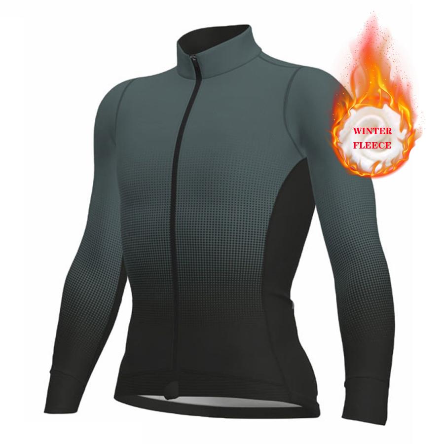 2026 Winter Warm Cycling Clothing Set Long Sleeve Thermal Fleece Cycling Jersey Set Bib Pants Ropa Ciclismo Bicycle Clothing MTB Bike Jersey Uniform
