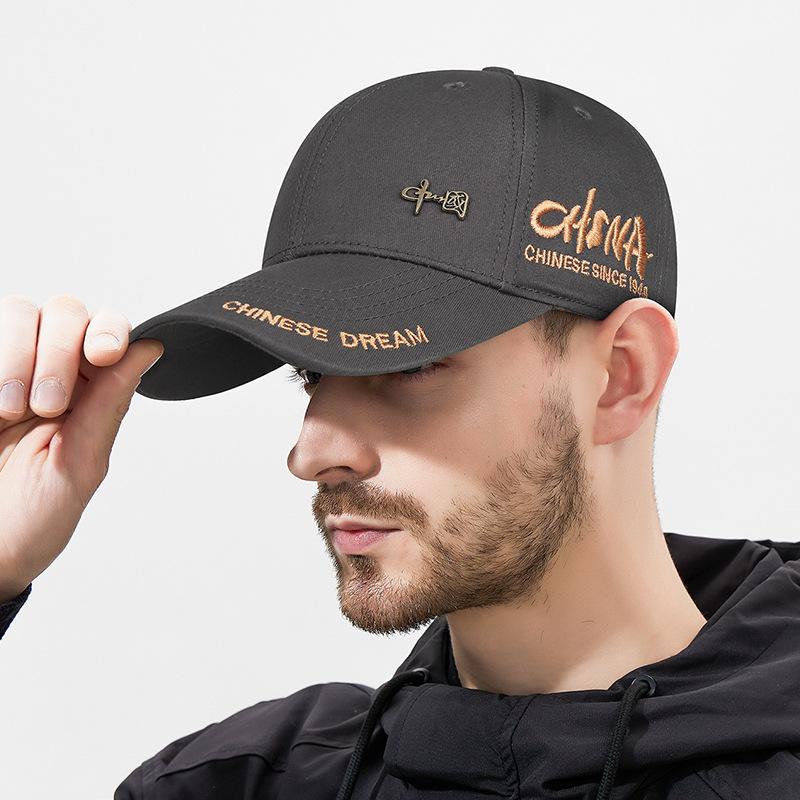 Spring Autumn Embroidered Baseball Cap Men Outdoor Sunshade Cap