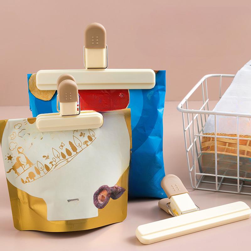 Lebensmittelversiegelungsclip Küche Feuchtigkeitsbeständige Konservierung Plastiktüte Snackclip Versiegelungsclip Lebensmittel Milchpulver Teeversiegelung