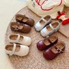 Girls Soft Sole Mary Jane Shoes 2026 British Style Flat Toddler 4-6 Years