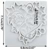 Heart Silicone Mold Flower Vine Fondant Molds Cake Decorating Tools Cupcake Topper Candy Sugar Craft Gum Paste Polymer Clay