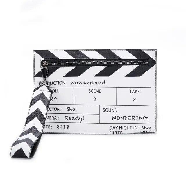 Funny Movie Prop Design Women Shouler Bags Designer Letters Clutch Bag Cute Pu Leather Crossbody Messenger Bag Lady Small Purses