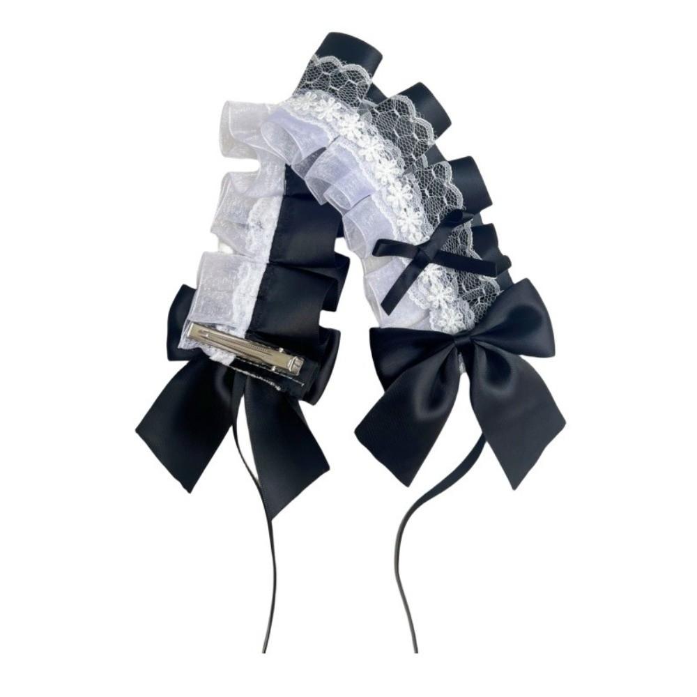 Multi-colored Lace Headwear Bow Lolita Headband Lovely Cosplay Hair Hoop  Anime Convention