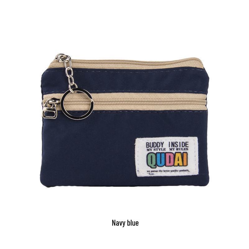 Женский компактный водонепроницаемый кошелек для монет и визитница с двойной молнией Новый стиль 2025 г 990₽