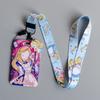Cartoon Princess Long Rope, ID Cover, Student Card, Subway Bus Card, Work Permit Cover, Access Control Card, Anti-lost Card Cover, Pendant.