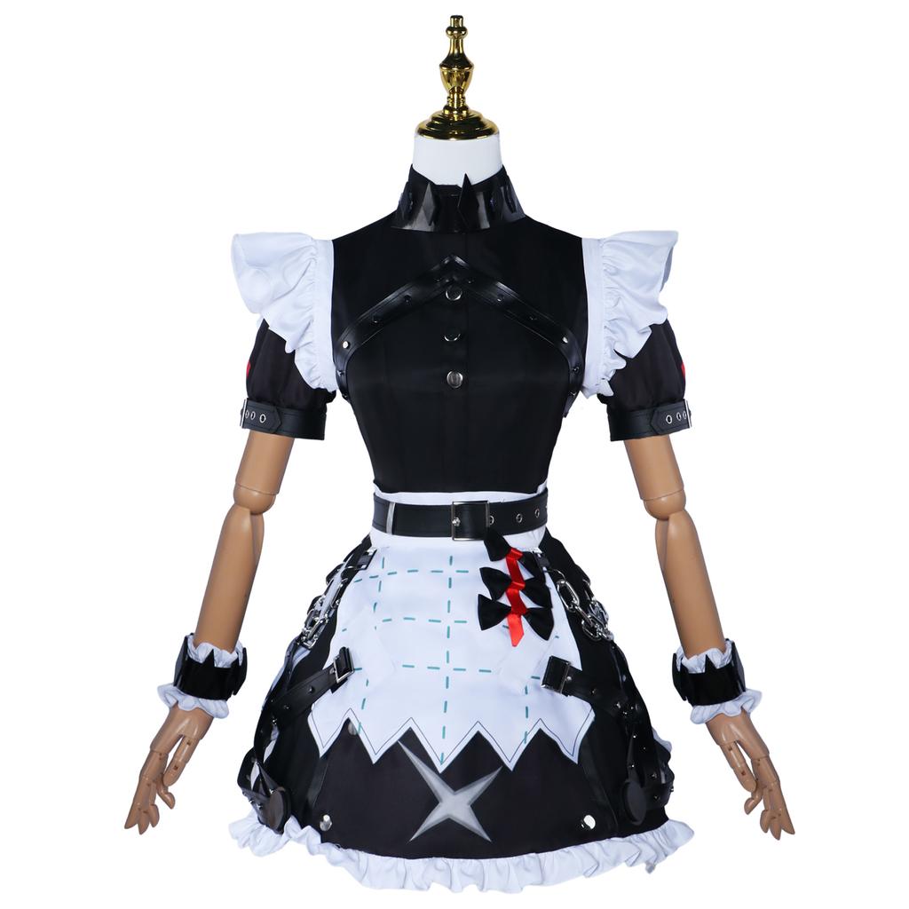 Zenless Zero Zone Ellen Joe Cosplay Game Cartoon Shark Maid Costume Dress Party