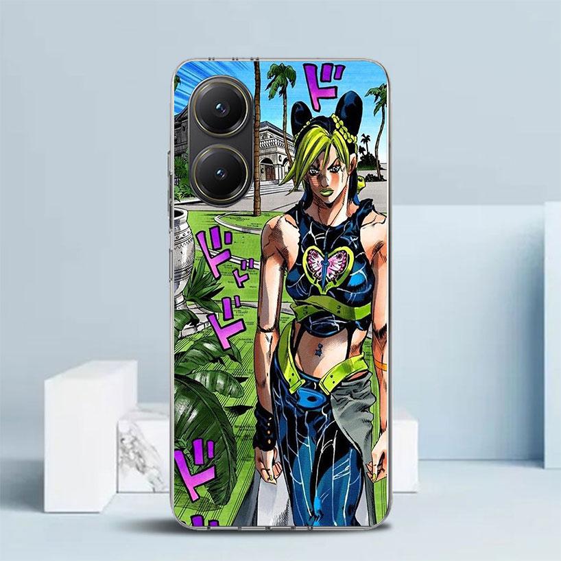 JoJo's Bizarre Adventure Jolyne Cujoh Phone Case For Xiaomi Poco F7 Ultra X5 X6 X7 Pro M7 Redmi 15C 15 13C 13 12C 12 10C 10 10A