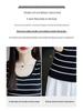 2025 Summer Women's Pure Cotton Striped U-neck Knitted Tank Top