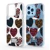 Leopard Heart Magnetic Transparent Case for iPhone 15/16/17 Pro Max