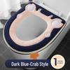 Waterproof Cute 4-Season Toilet Seat Cushion with Zipper