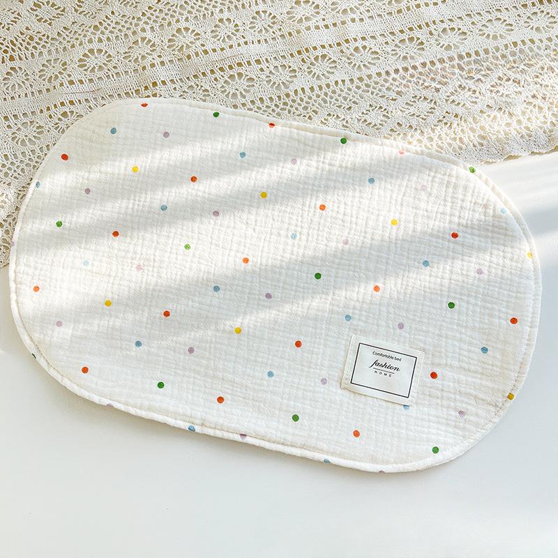 Anti Vomiting Milk Pillo Comfortable Cloud Pillow for Newborns Low Flat Pillow for Infants Eight Layer Gauze Pillow for Children