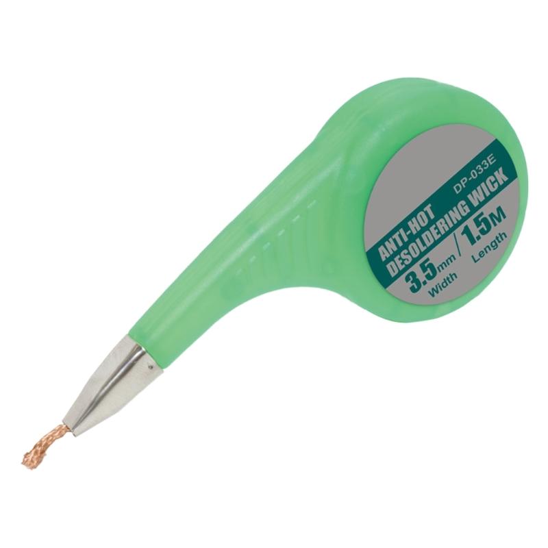 1.5mm/2mm/2.5mm/3mm/3.5mm Desoldering Soldering Wick Suitable for Quick Heat Conduction Low Residues in Electronics Work