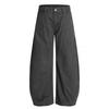 Unisex Streetwear Cargo Pants Men Women Loose Fit Straight Leg Cotton