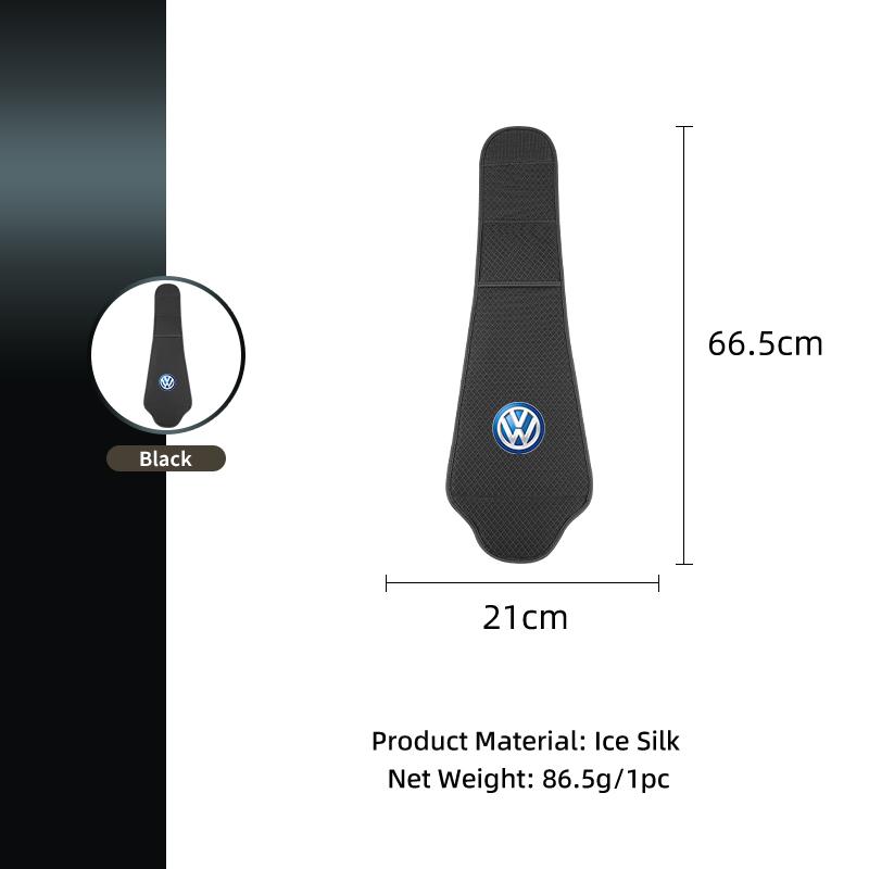 RSQ1 Valve Stems Caps Car Seat Ice Silk Headrest Pillow Case Storage Bag For Volkswagen VW Scirocco Jetta Beetle Golf Passat Polo Tig